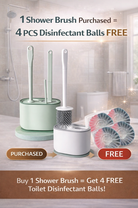 3-in-1 Wall-Mounted Toilet Brush.